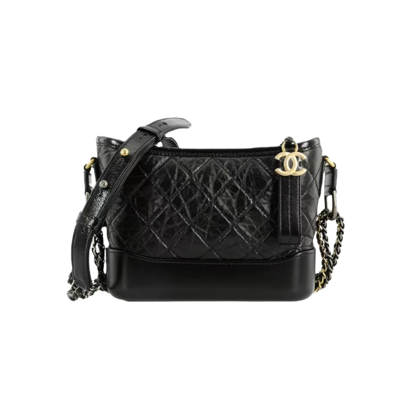 99新 Chanel/香奈儿 CHANEL流浪包 黑色 小号/中号