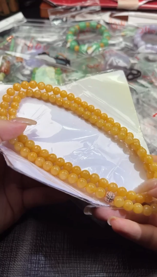 翡翠未镶嵌颈饰100712677