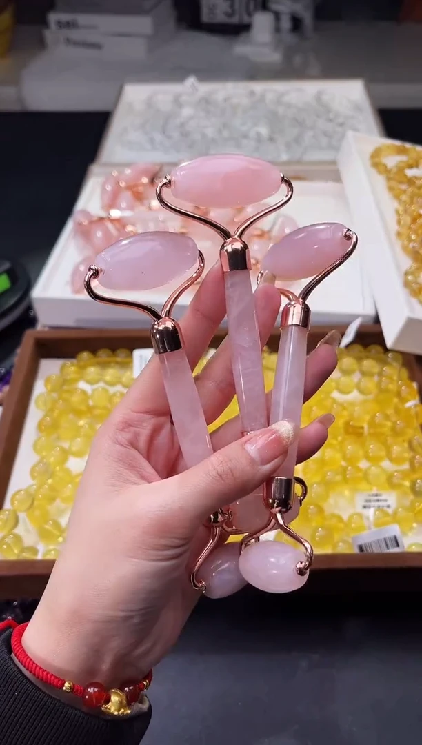 【闪购商品】水晶/未镶嵌西柚粉水晶推脸小帮手