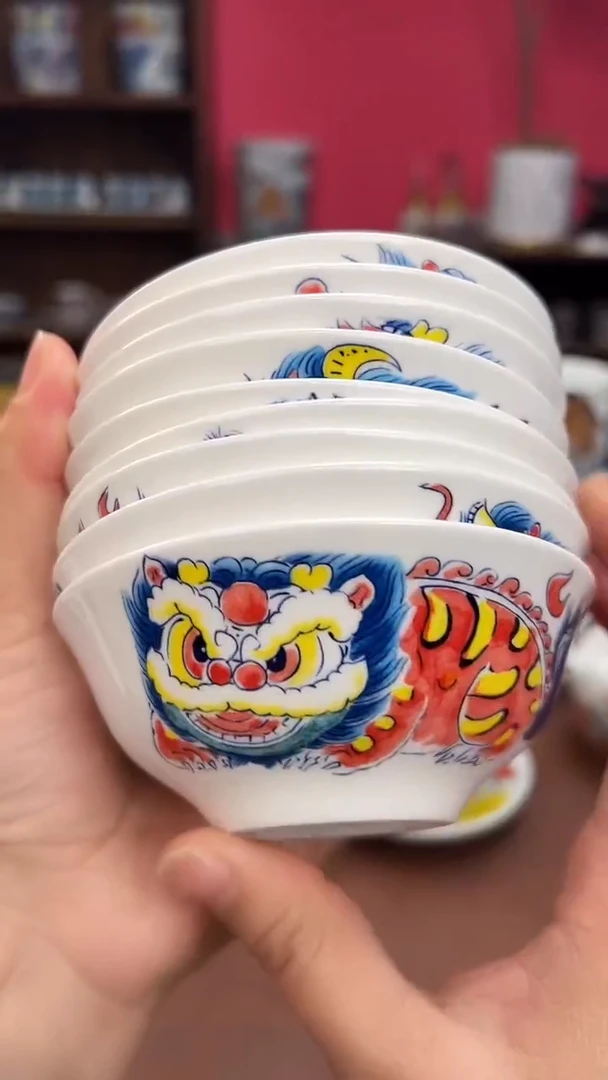 【闪购商品】昨明（福利价格） 龙生九子小汤碗