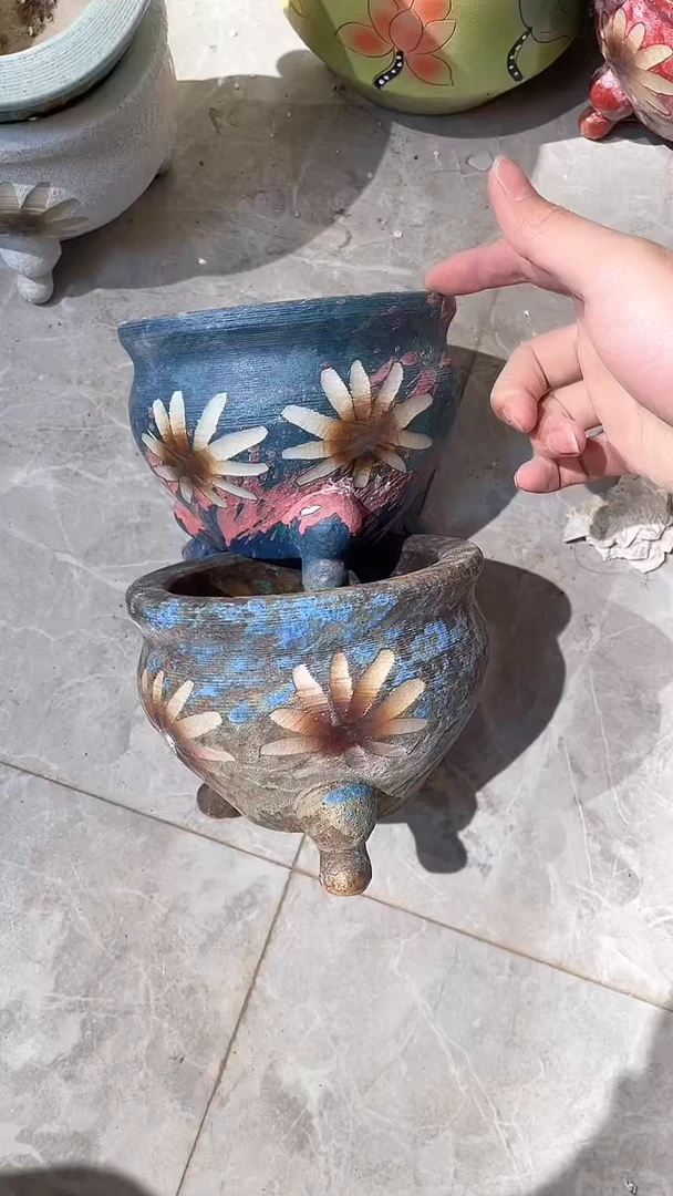 【闪购商品】摆件4-344口14高11  二个