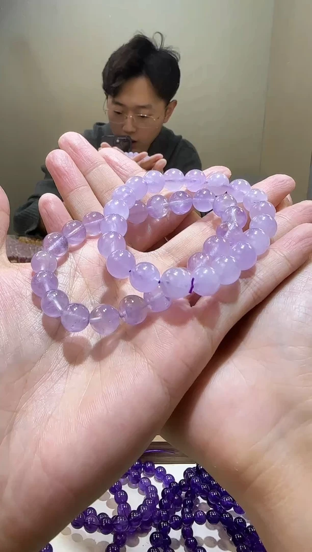 【闪购商品】水晶手链未镶嵌熏衣草紫水晶9+【多样性发其一】
