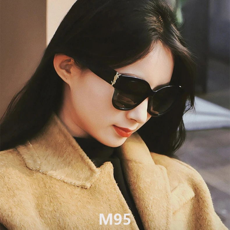 M95墨镜女款方形太阳镜男眼镜大脸显瘦显脸小带度数旅游拍照大框