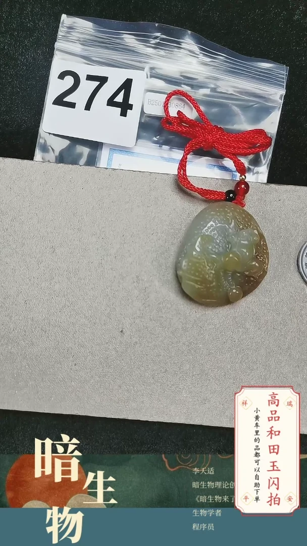 【闪购商品】和田玉吊坠(赠链)未镶嵌274