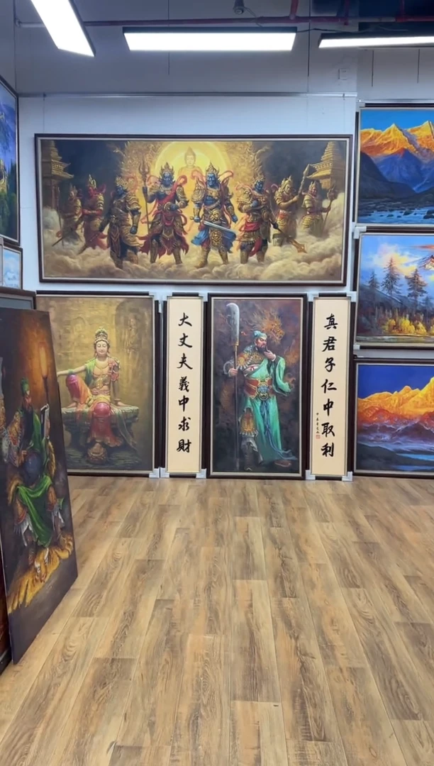 油画至*寳八大金刚不包安装定制定制定制