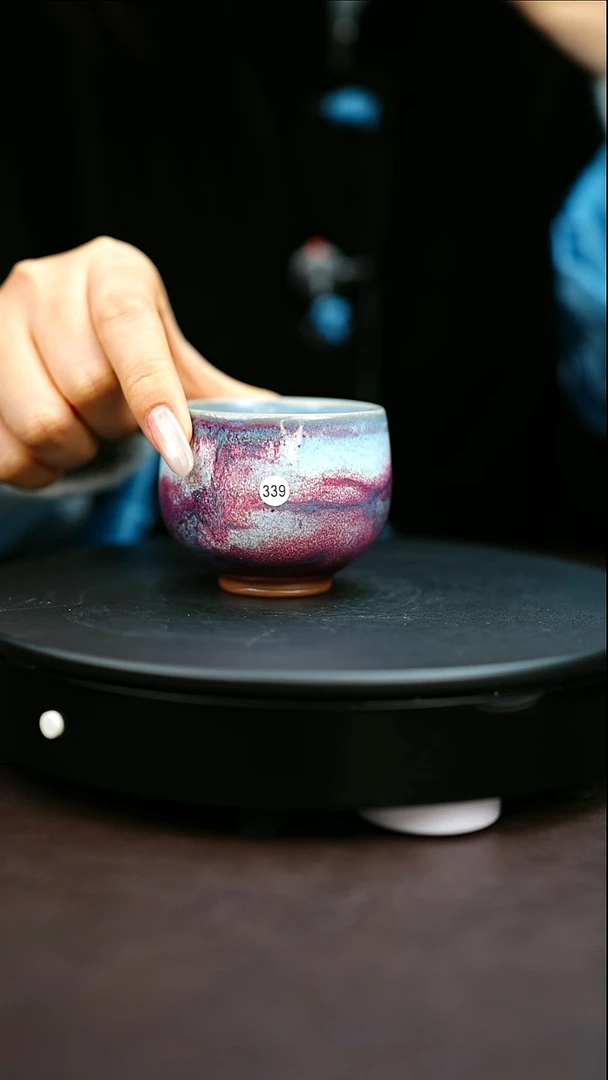 339#原矿钧瓷炉钧釉龙蛋杯
