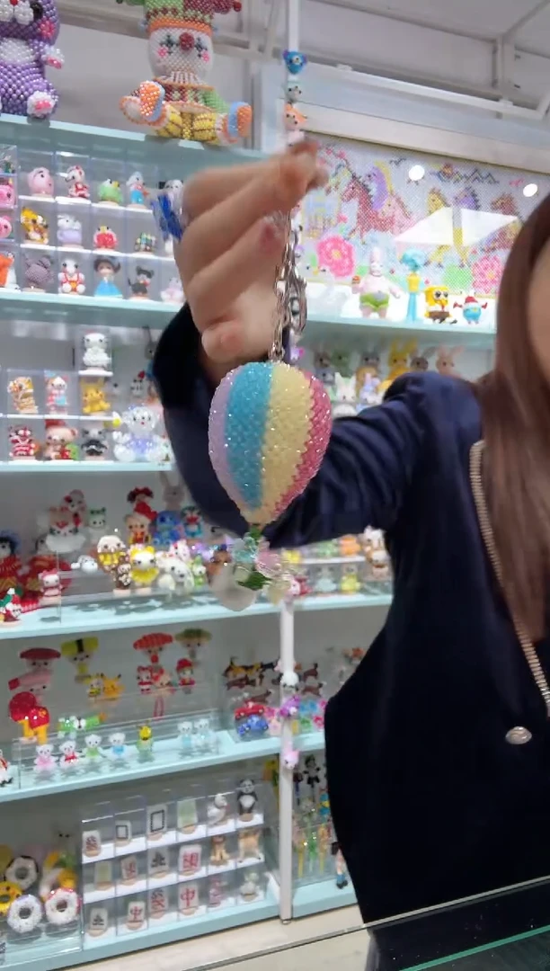 玻璃0709卡2水晶热气球材料包1套彩虹色