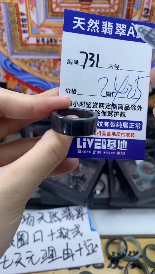 未镶嵌戒指翡翠731