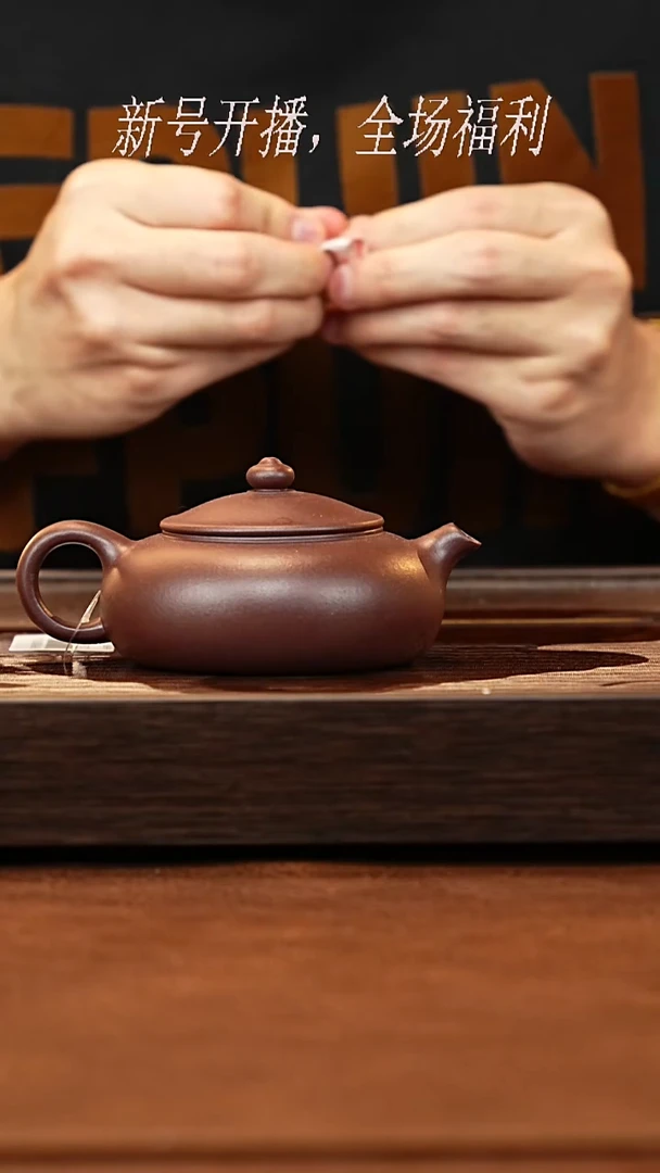 茶壶紫砂19y02紫袍玉砂寒江170-180cc