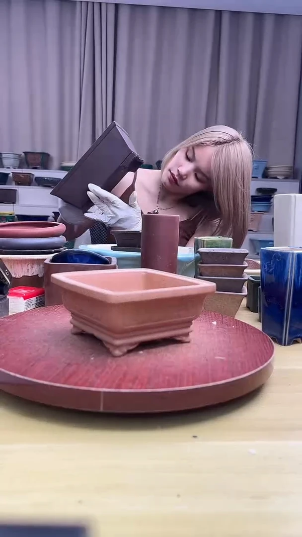 紫砂花盆紫砂花盆微瑕