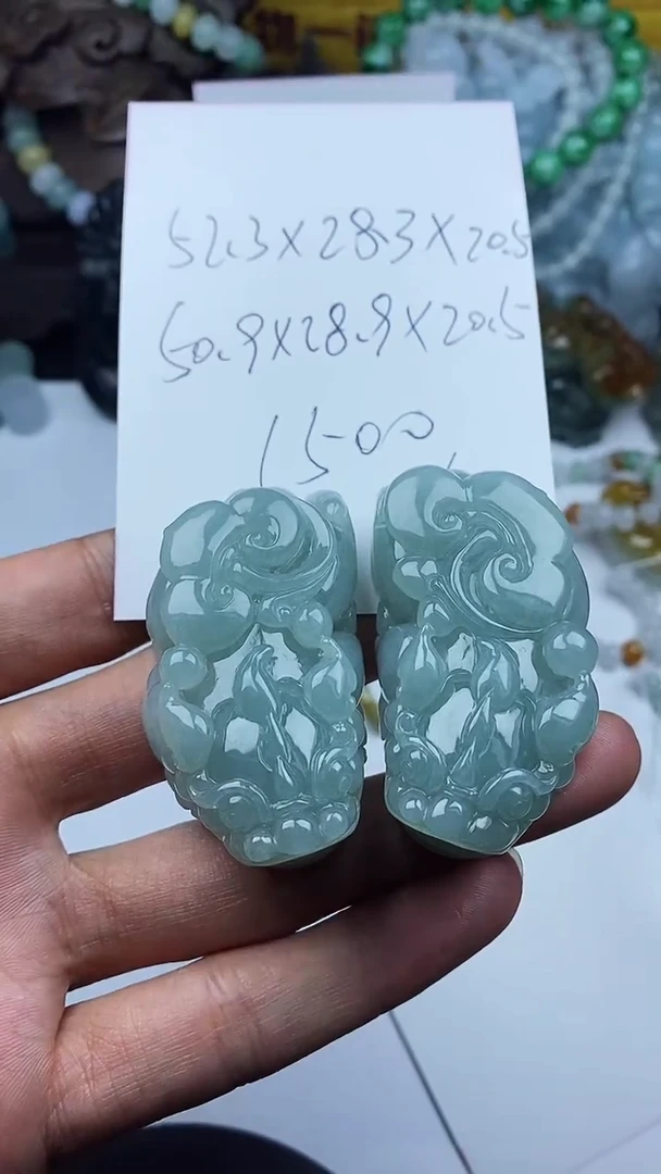 【闪购商品】翡翠颈饰未镶嵌貔貅