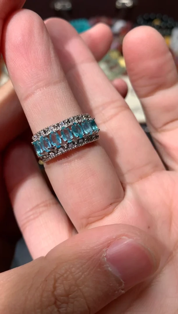 未镶嵌戒指托帕石W16【多样性发其一】