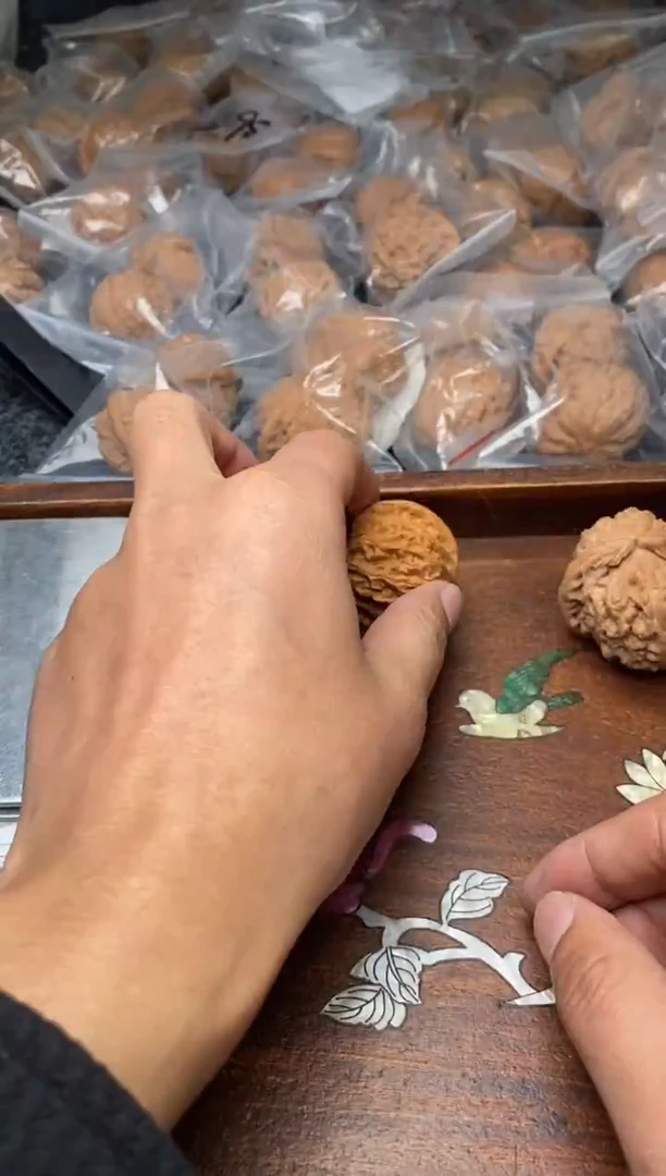 【闪购商品】文玩核桃把件A349号38尺磨盘