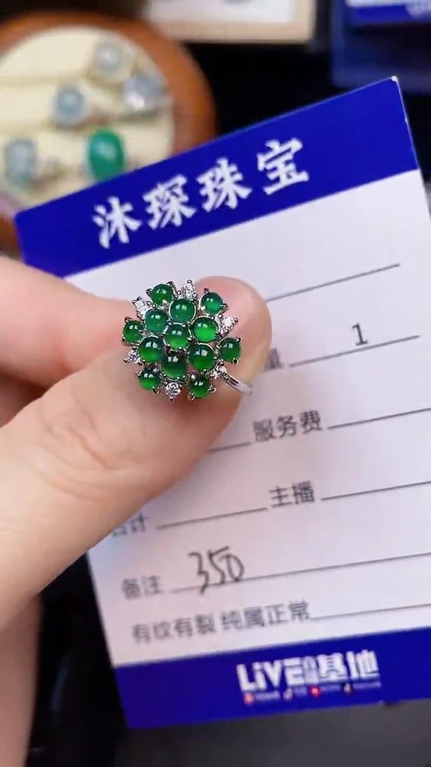 翡翠戒指未镶嵌3500