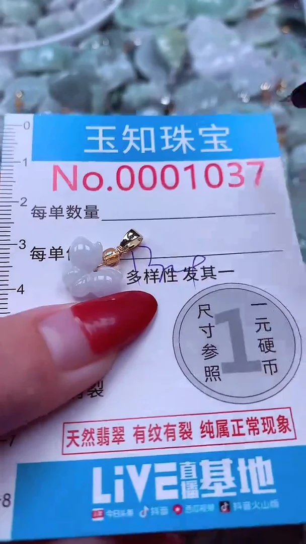 吊坠(不含链)未镶嵌翡翠1037