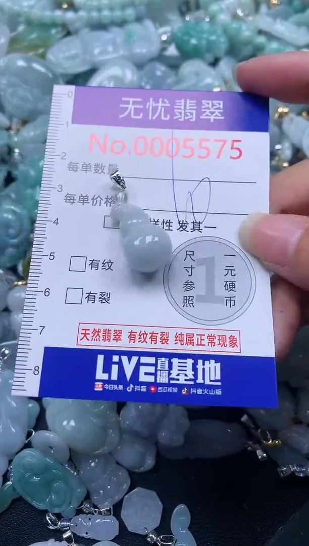 颈饰未镶嵌翡翠5575