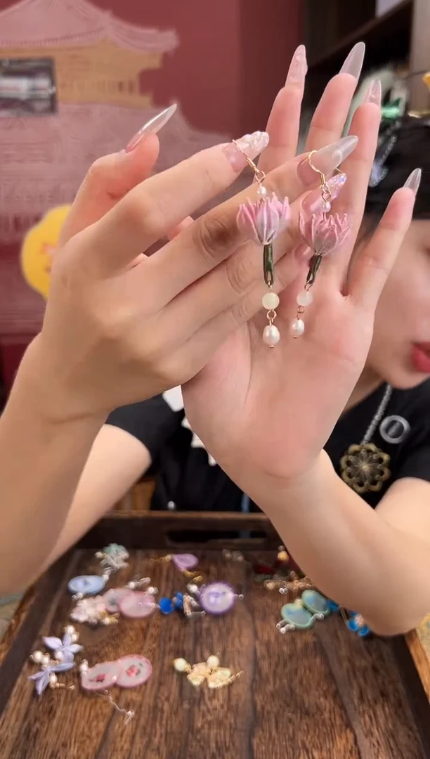 刺绣苏绣世家非遗手工（耳环）