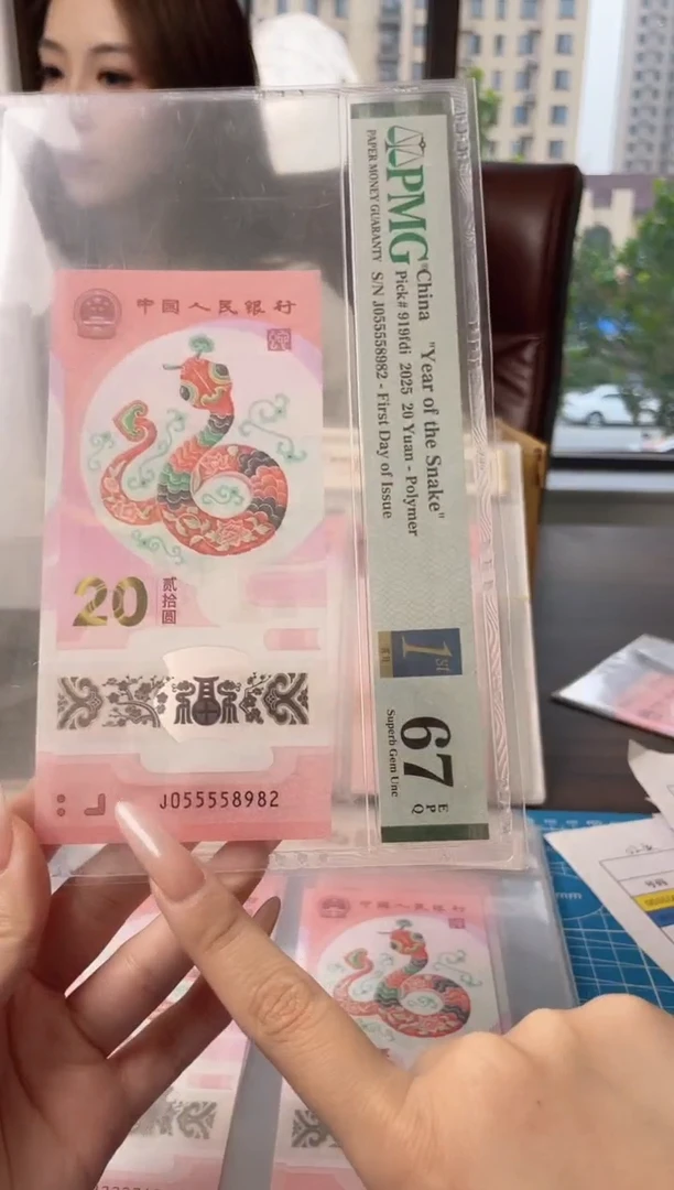 塑料蛇钞PMG 055558982