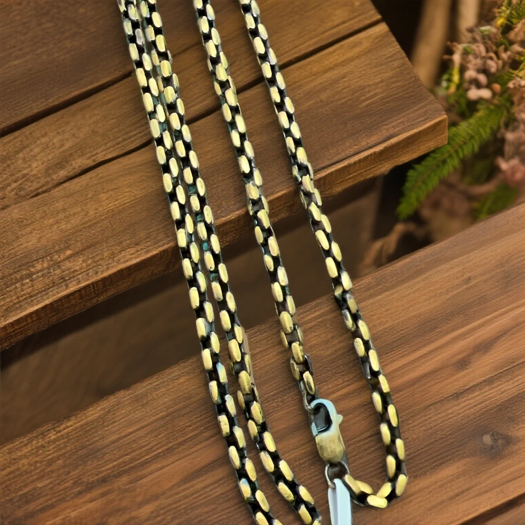 足金电黑麦穗链 38.12克【补尾款】