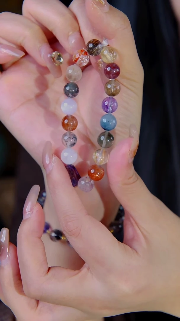 未镶嵌手链水晶多宝十八子