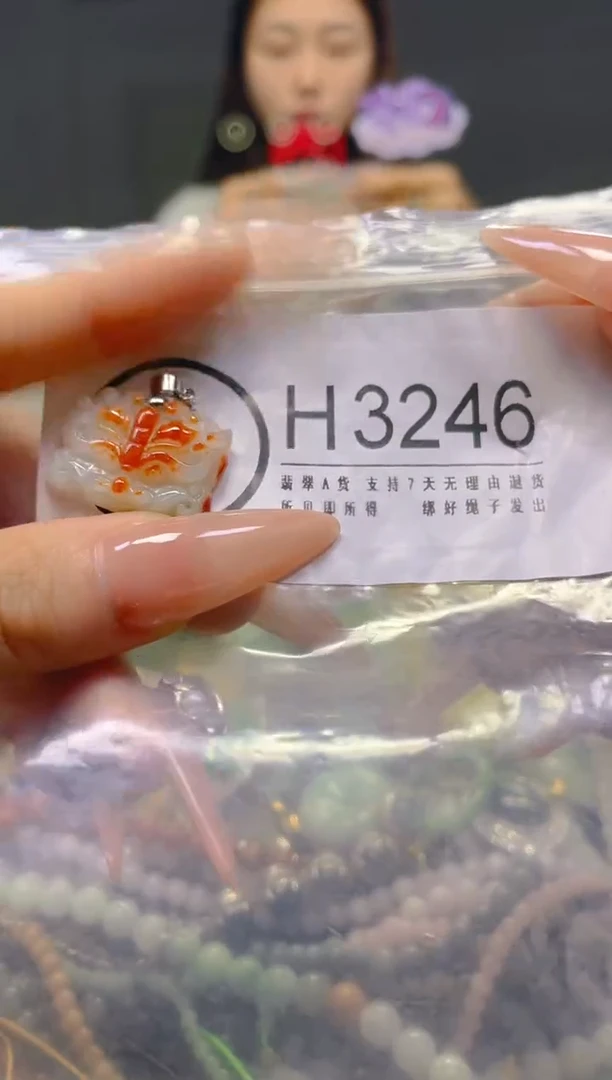 颈饰未镶嵌翡翠/H/翡翠A货，一件也是批发价