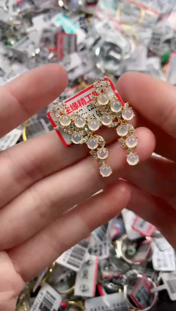 银S925镶嵌戒指翡翠7777---3