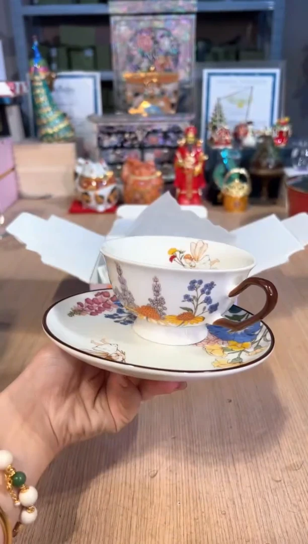 【闪购商品】杯106花海精灵咖啡杯