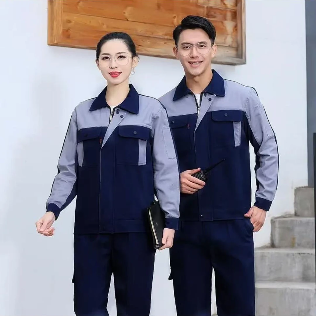 工作服套装男棉工装工人工厂车间厂服工程电工电焊服劳保服耐磨