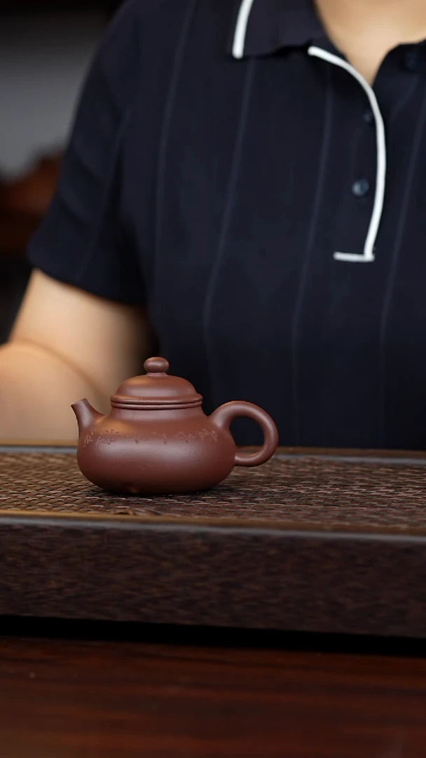 茶壶紫砂丹壶溢香紫砂壶120毫升