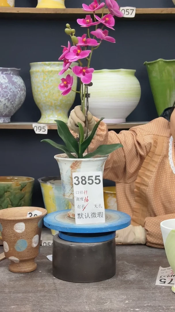 景德镇花盆默认微瑕3855