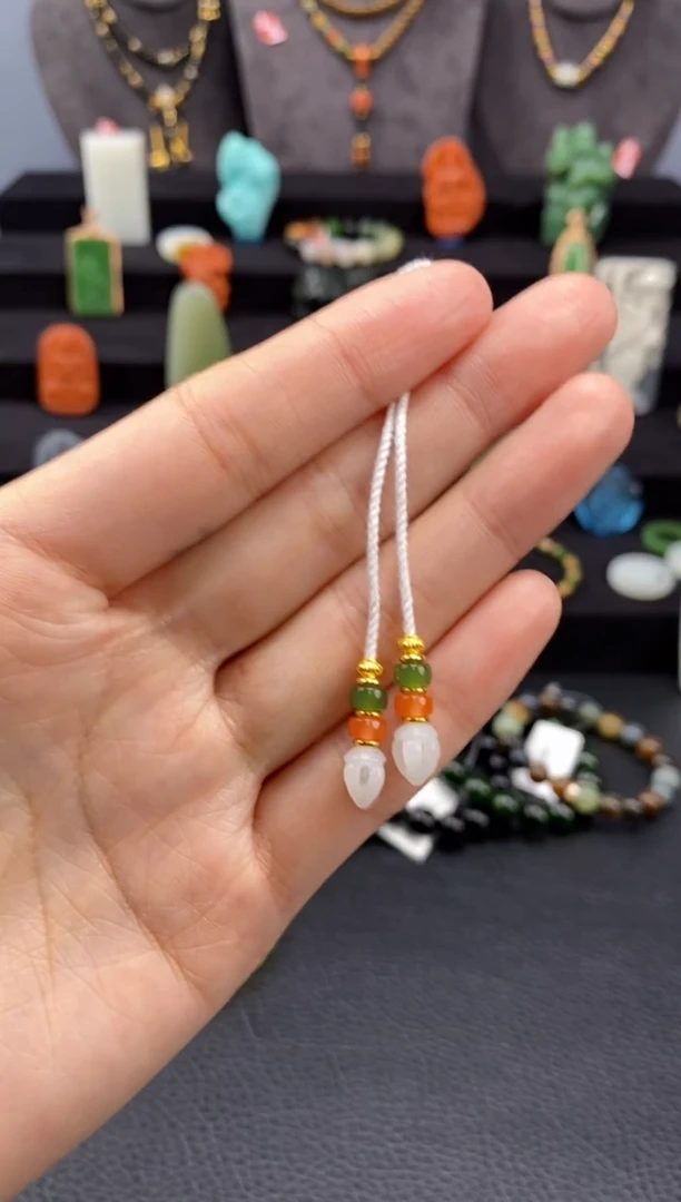 【闪购商品】和田玉-未镶嵌弟子珠