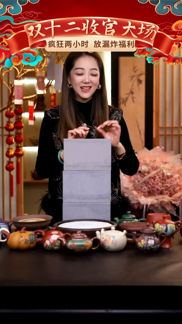 茶壶紫砂礼盒壶3只/015