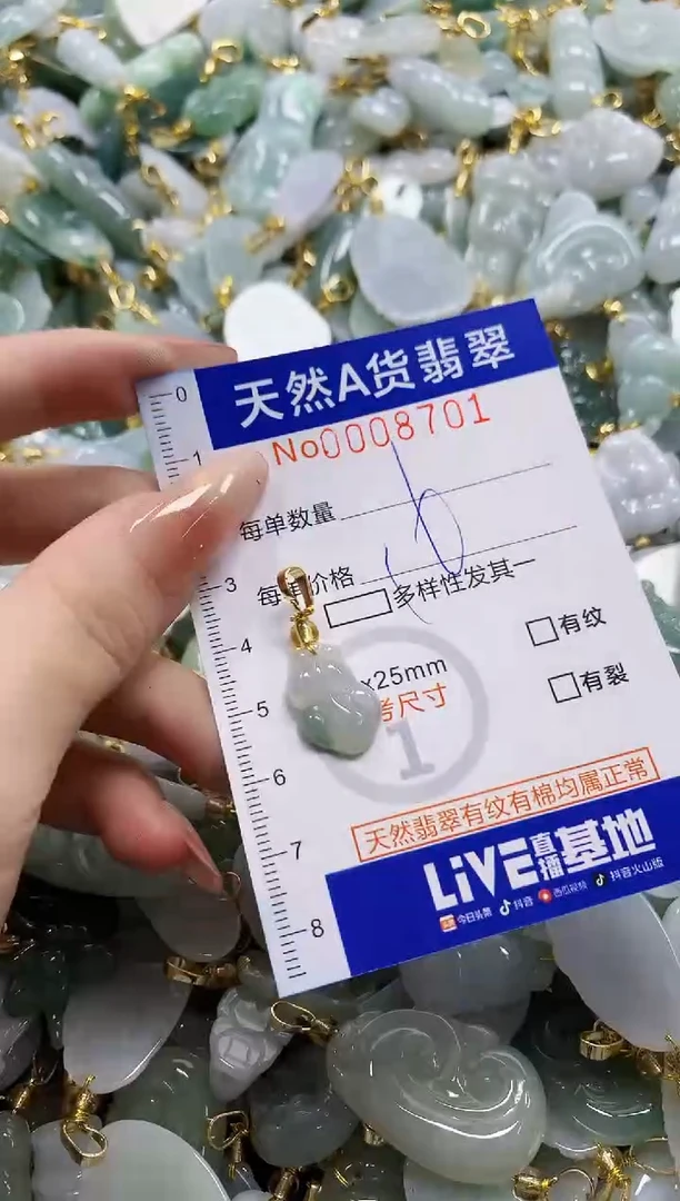 颈饰未镶嵌翡翠天然A货翡翠