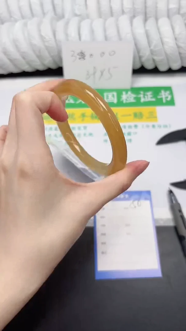 未镶嵌手镯石英质玉50-62HL