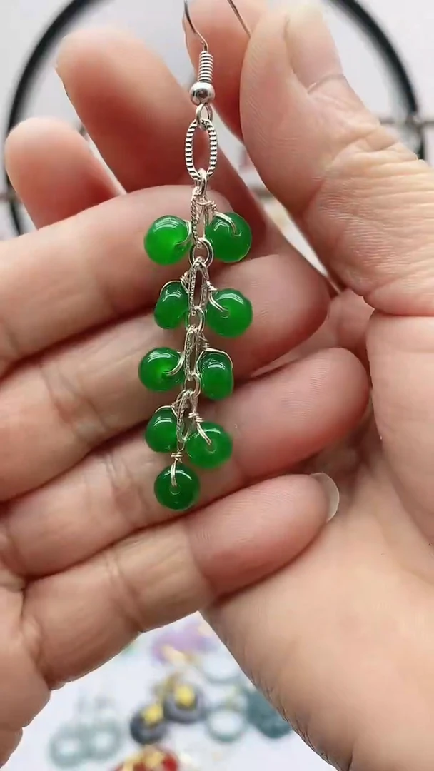 未镶嵌翡翠耳饰2225