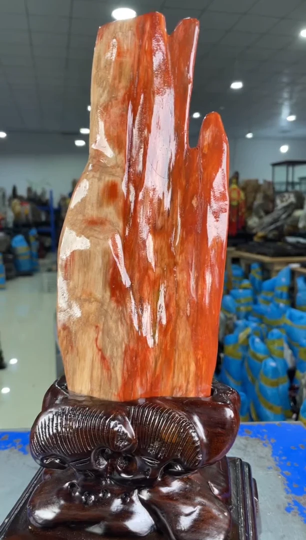 【闪购商品】硅化玉摆件未镶嵌83