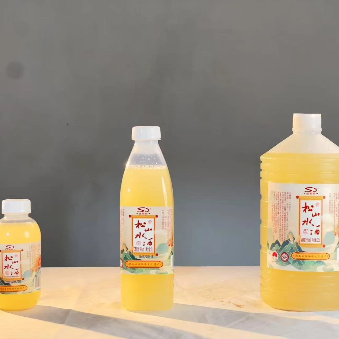 盛教醇湖南米酒水酒酿酒醪糟汁桶装400ml1L2.5L微醺