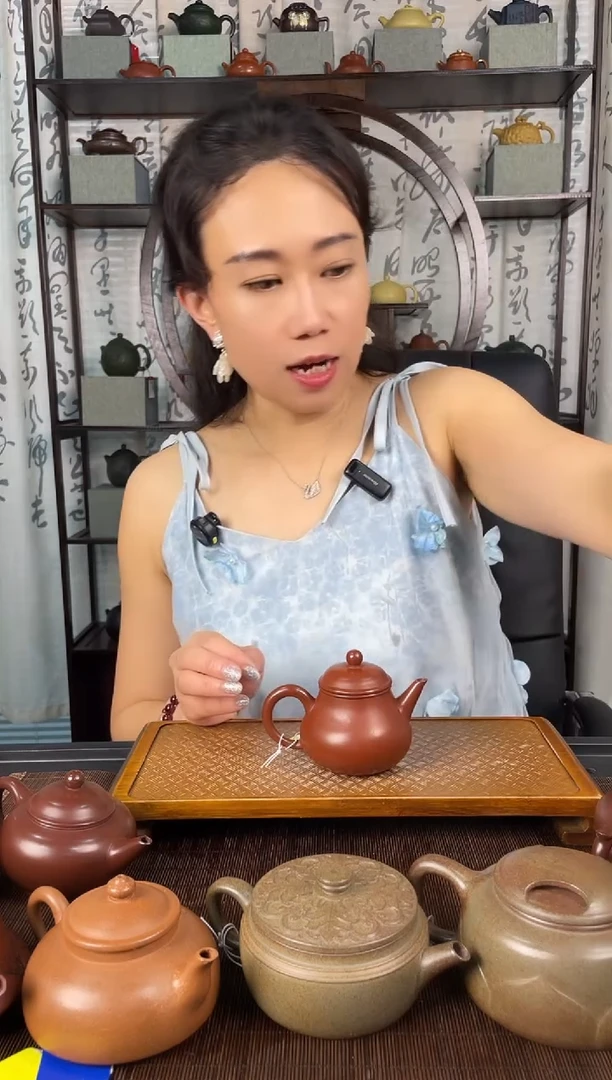 茶壶紫砂小品标平潘壶 大红袍 徐霞