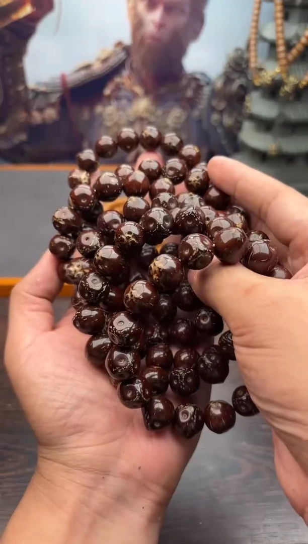 紫金鼠手串12号原皮