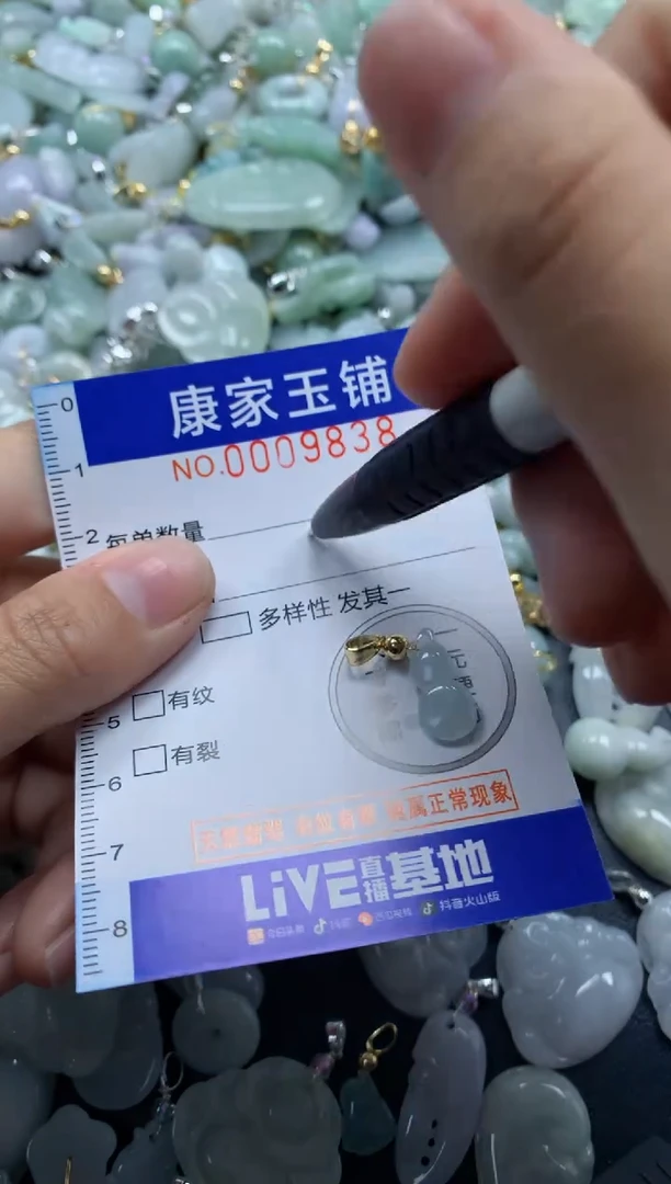 颈饰未镶嵌翡翠9838