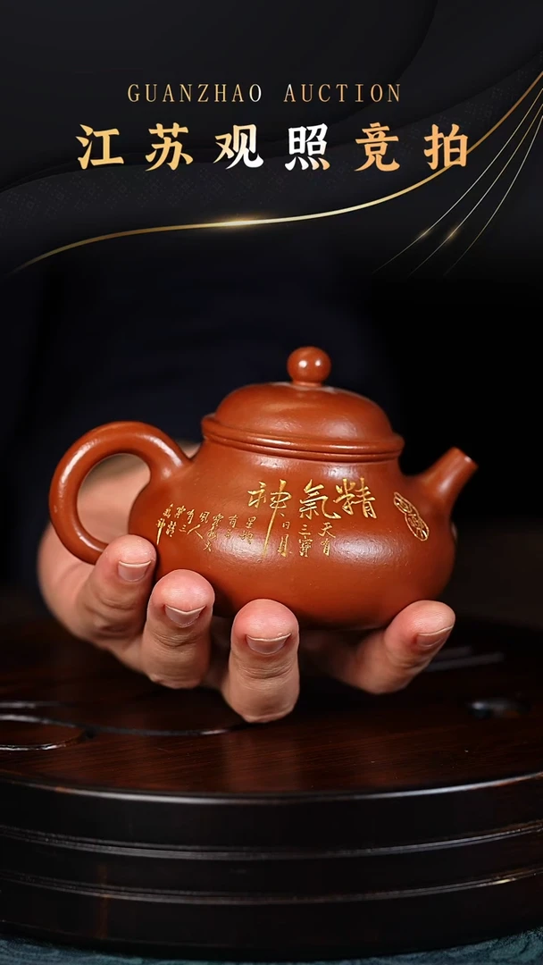 紫砂茶宠戴静波容天紫砂壶