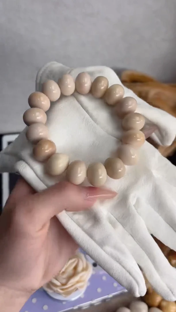 【闪购商品】菩提根/象牙果吊坠干磨算盘16mm手串H85