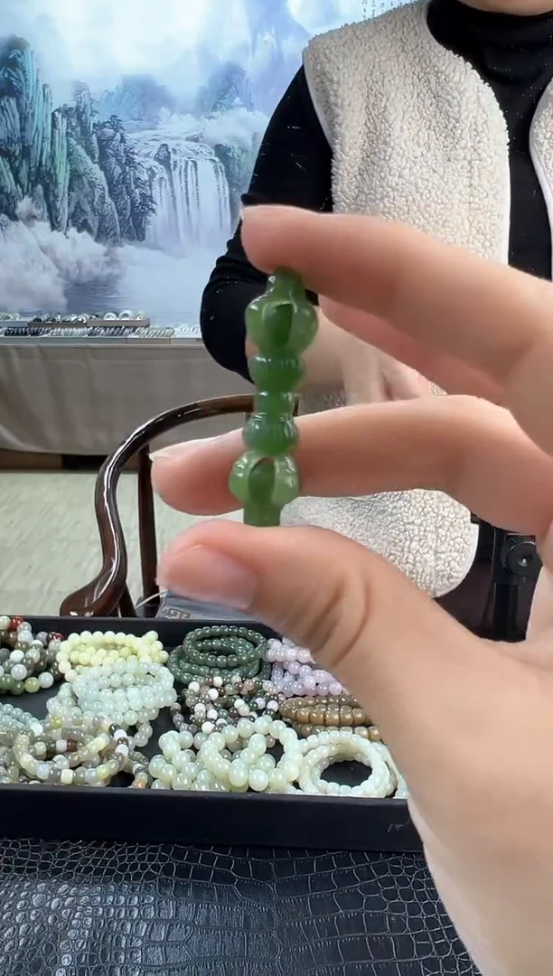 【闪购商品】和田玉吊坠未镶嵌碧玉降魔杵