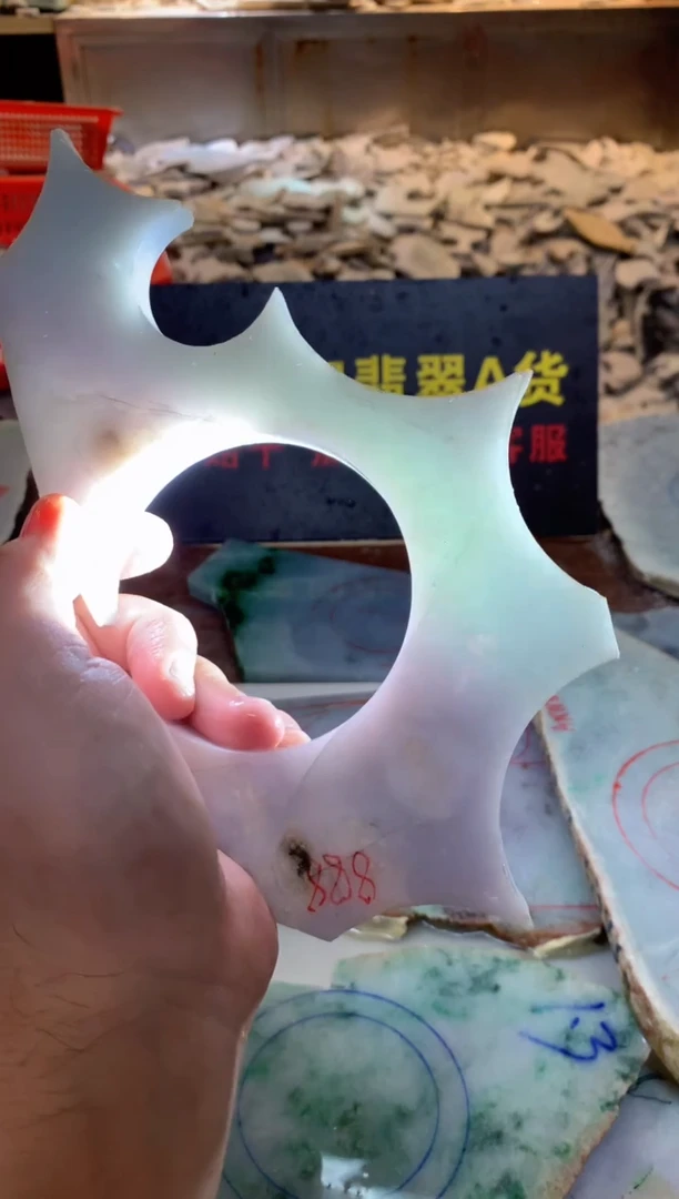 翡翠裸石0韩0翡翠珠宝435