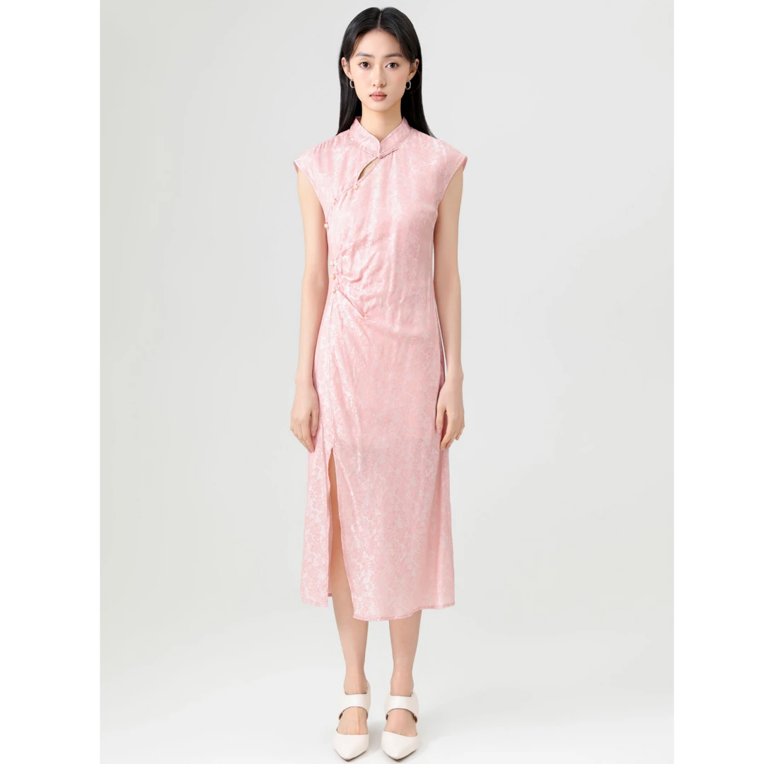 【籽言专属】国风改良旗袍裙气质时尚新中式连衣裙162Y1436