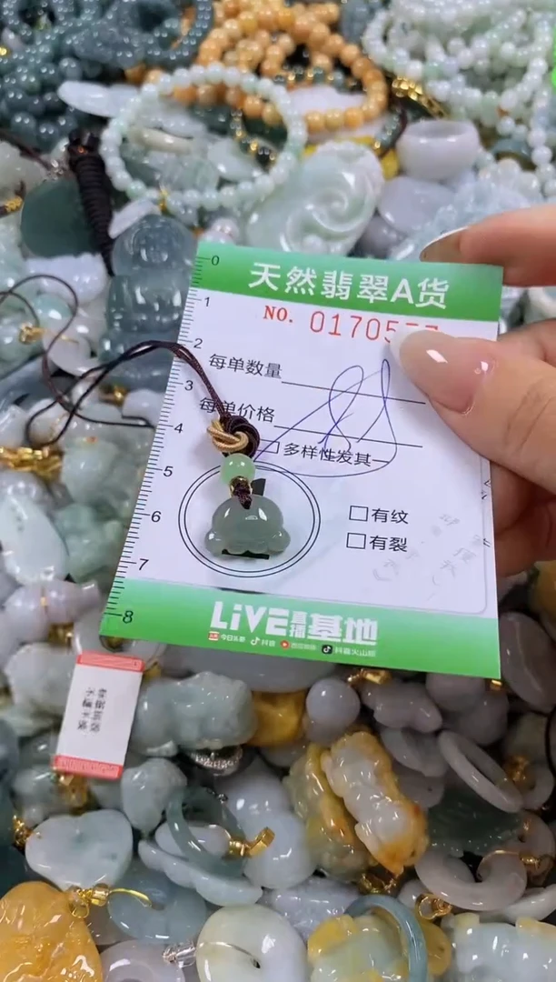 翡翠未镶嵌颈饰闪购0170577多样性发其一