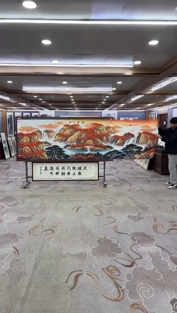 绘画Y-刘雪红-小丈二-山水画