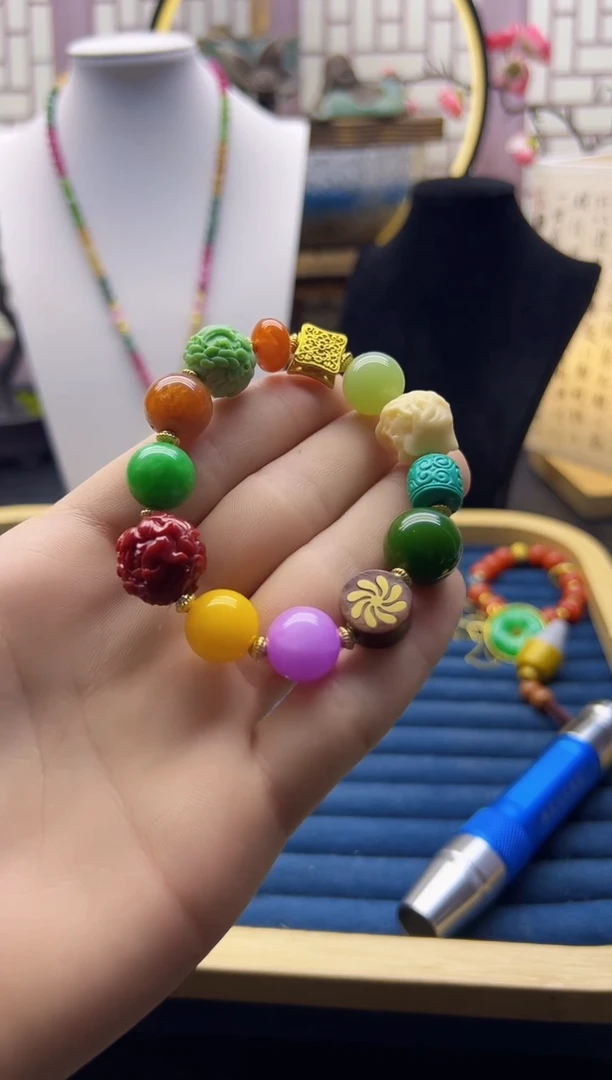 【闪购商品】翡翠手饰14K金镶嵌S29