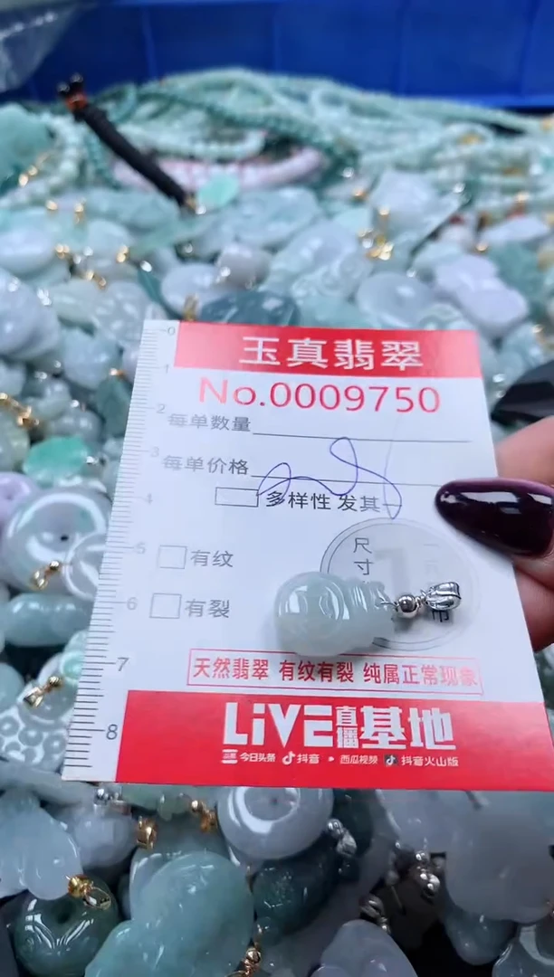 吊坠(不含链)未镶嵌翡翠9750