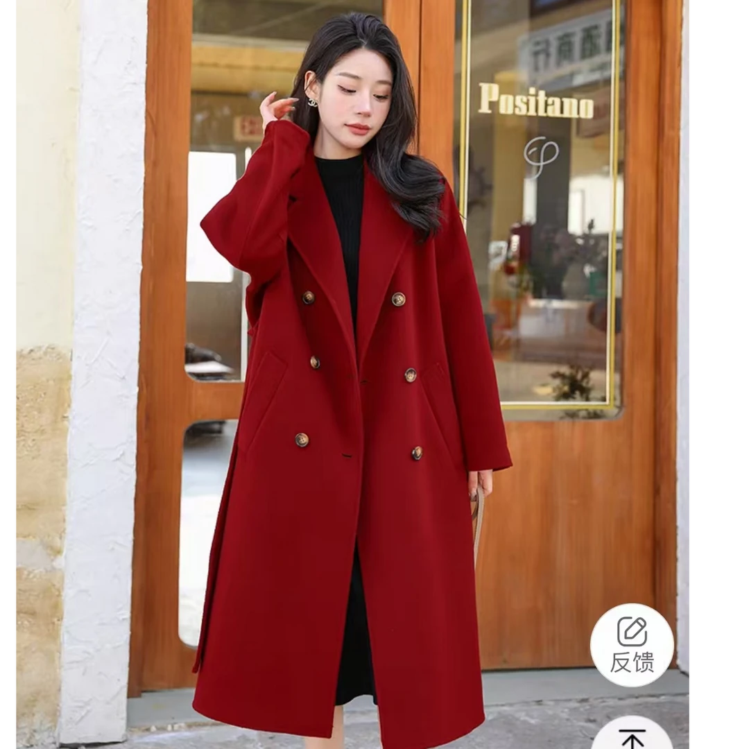 【1001—1099】大漂亮大衣春季新款时尚气质毛呢百搭网